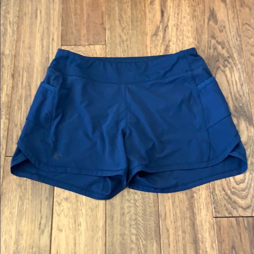 Athleta navy blue shorts